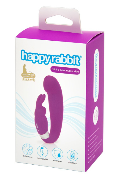Happy rabbit mini g-spot en clitoris vibrator - afbeelding 2